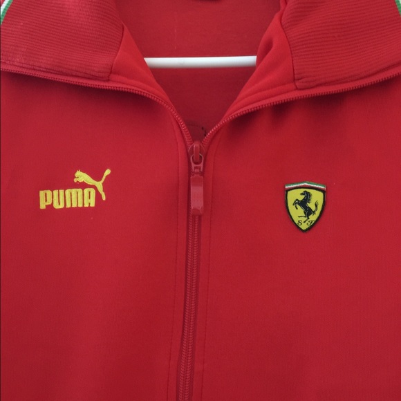 Puma red track jacket - Picture 2 of 5